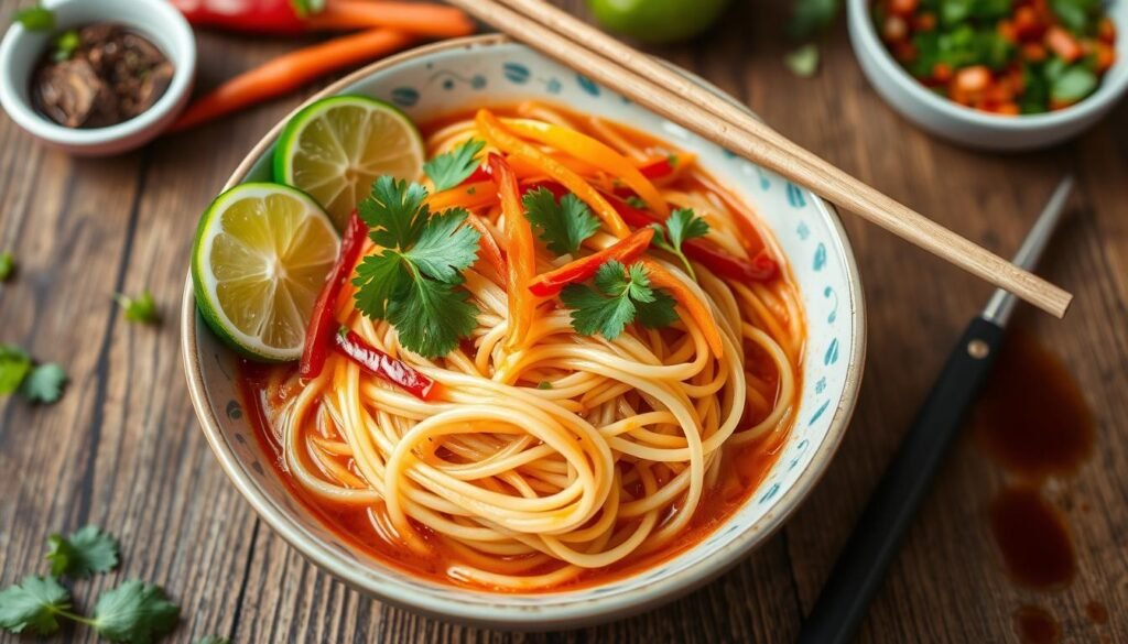 spicy noodle dish