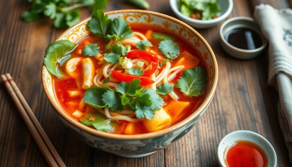 spicy noodle soup