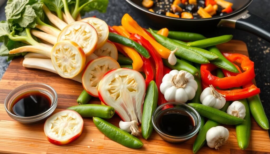 stir-fry ingredients