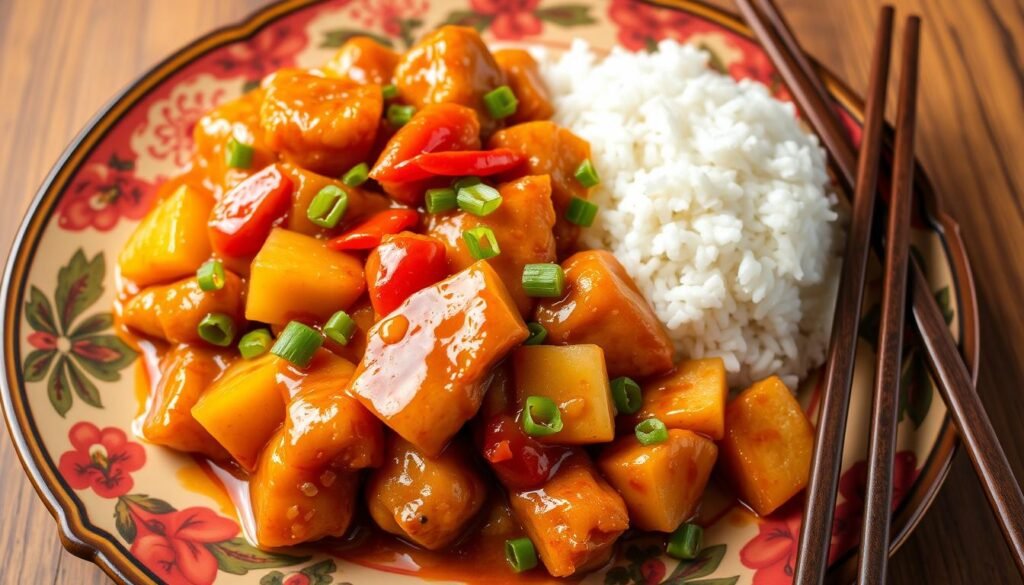 sweet and sour chicken