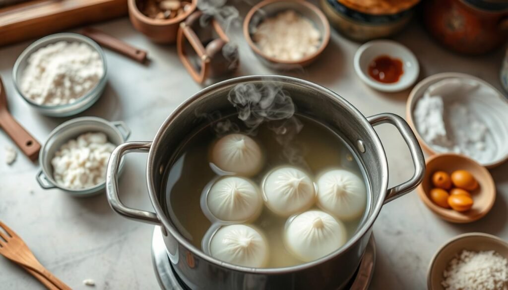 tangyuan cooking