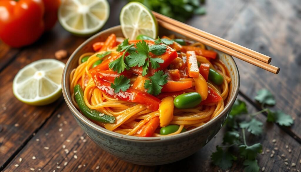 vegan spicy noodles